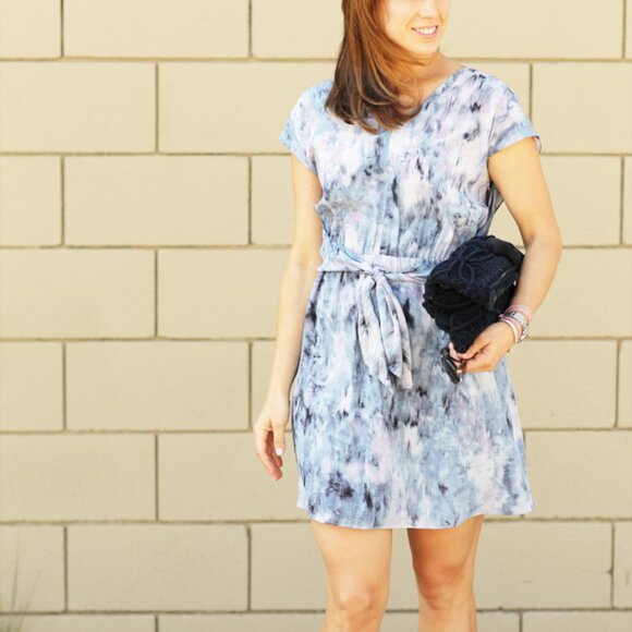 Rebecca Taylor Aurora Tie Waist Dress - Picture 16 of 16